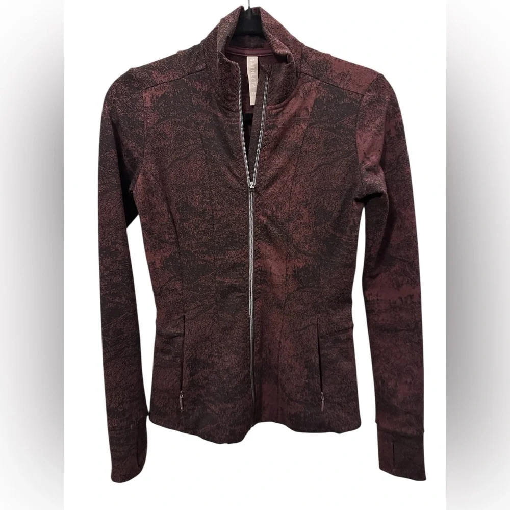 Athleta Textured Bomber Jacket. EUC
